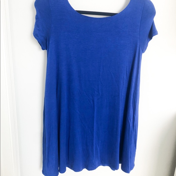 Lulu’s Cobalt Backless Shift Dress - Picture 3 of 7